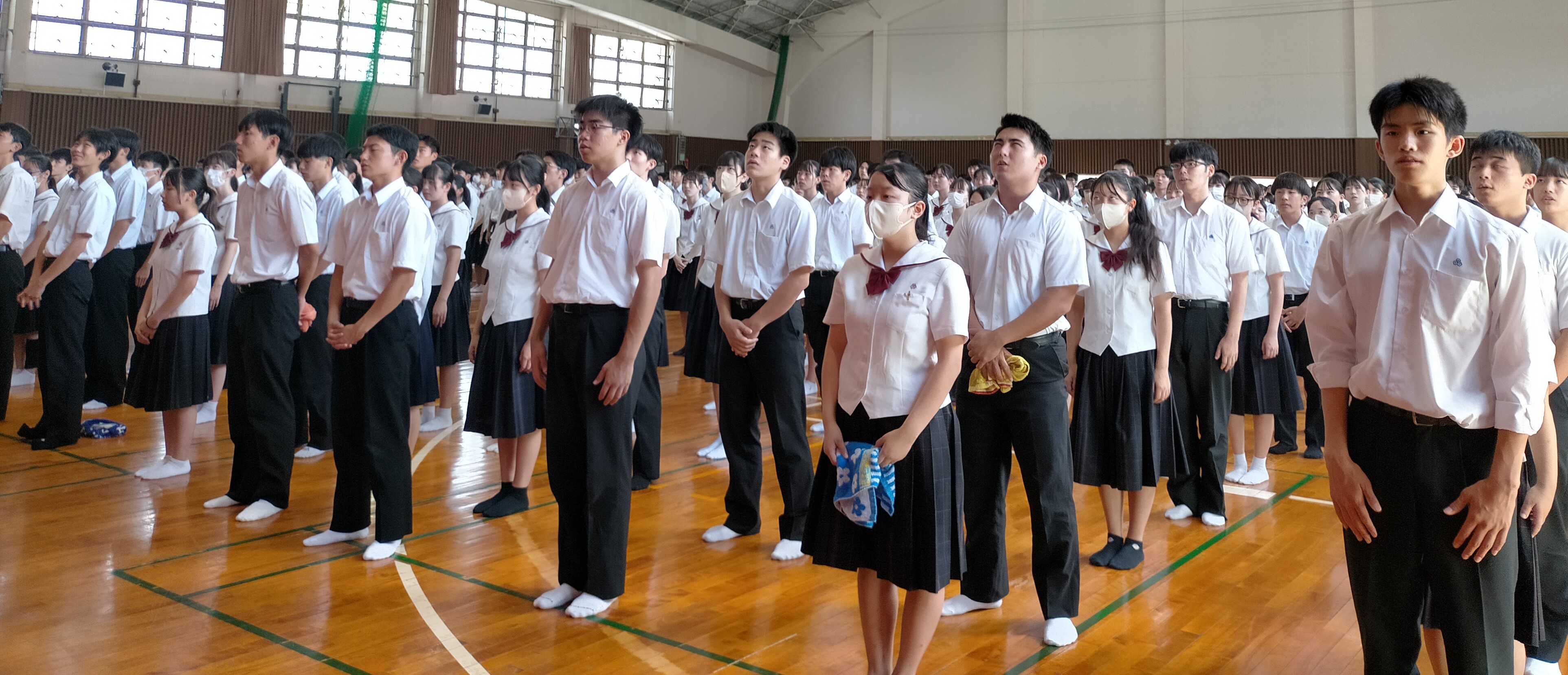 ２学期始業式２