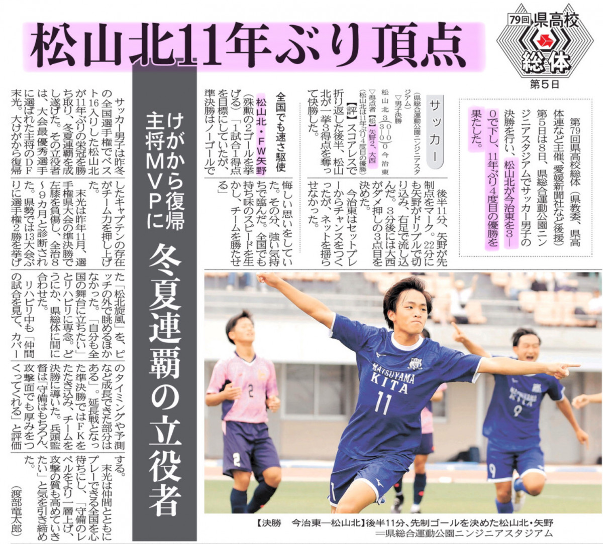 20250610 県総体サッカー優勝
